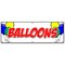 Signmission BALLOONS BANNER SIGN helium party birthday foil latex animals clown air B-72 Balloons - alternate 1